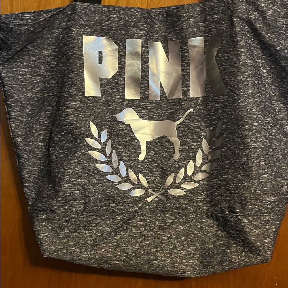 PINK Victoria's Secret Gray Tote Bag